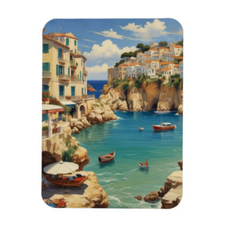Magnet Flexible Voyage en Grèce vintage - Île de Corfou