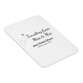 Magnet Flexible Voyage enterrement de vie de jeune fille ajouter n (Côté Droit)