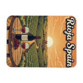 Magnet Flexible Voyage La Rioja Espagne (Horizontal)