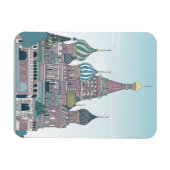 Magnet Flexible Voyage Russie Moscou (Horizontal)