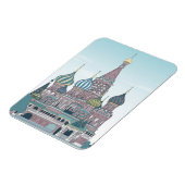 Magnet Flexible Voyage Russie Moscou (Côté Gauche)