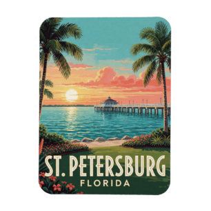 Magnet Flexible Voyage sur le front de mer de St Petersburg Florid