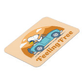 Magnet Flexible Voyage sur route | Arachides se sentent libres (Côté Gauche)