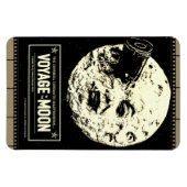 Magnet Flexible *VOYAGE vers la lune* Aimant flexible (Horizontal)