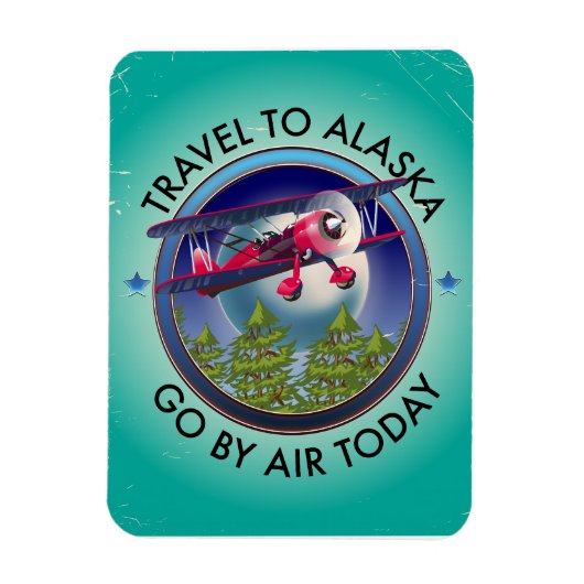 Magnet Flexible Voyage vers l'Alaska (Vertical)