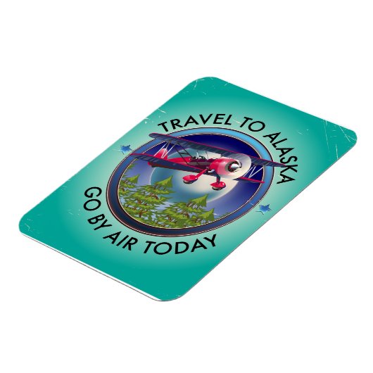 Magnet Flexible Voyage vers l'Alaska (Côté Gauche)