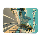 Magnet Flexible Voyage vintage - Plage de Copacabana (Horizontal)