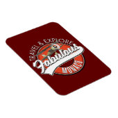 Magnet Flexible voyager explorer fabuleux logo de Monaco (Côté Droit)