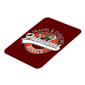 Magnet Flexible voyager explorer fabuleux logo de Monaco (Côté Gauche)