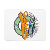 Magnet Flexible voyager explorer fabuleux logo Niger (Horizontal)