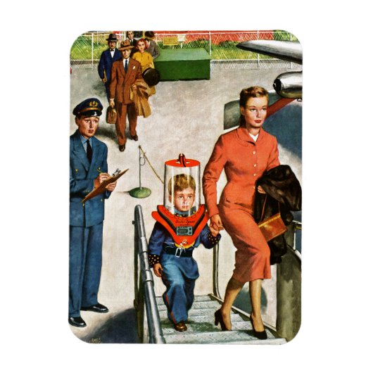 Magnet Flexible Voyageur spatial (Vertical)