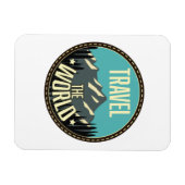 Magnet Flexible Voyagez à travers le Monde (Horizontal)