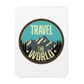 Magnet Flexible Voyagez à travers le Monde (Vertical)