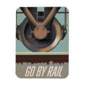 Magnet Flexible Voyagez en train (Vertical)