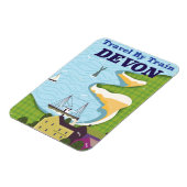 Magnet Flexible Voyagez en train Devon (Côté Gauche)