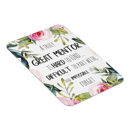 Magnet Flexible Vraiment grand mentor Cadeau Mentor Appréciation C (Côté Droit)
