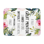 Magnet Flexible Vraiment grand mentor Cadeau Mentor Appréciation C (Horizontal)
