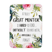 Magnet Flexible Vraiment grand mentor Cadeau Mentor Appréciation C (Vertical)