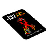 MAGNET FLEXIBLE VRAIS HOMMES COMBATTANTS (Côté Droit)
