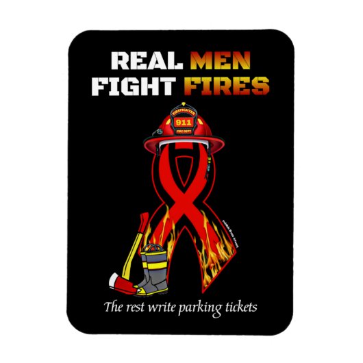 MAGNET FLEXIBLE VRAIS HOMMES COMBATTANTS (Vertical)