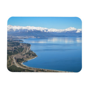 Magnet Flexible Vue Aérienne Bariloche En Hiver
