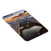 Magnet Flexible Vue aérienne de Central Park au coucher du soleil (Côté Droit)