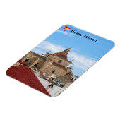 Magnet Flexible Vue aérienne de l'église du Carmen - Mahon, Minorq (Côté Gauche)