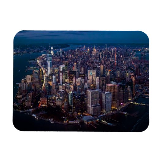 Magnet Flexible Vue aérienne de Manhattan (Horizontal)