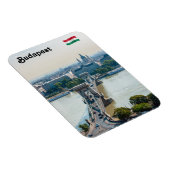 Magnet Flexible Vue aérienne du Pont des Chaînes - Budapest (Côté Droit)