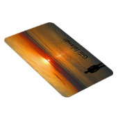 Magnet Flexible vue coucher de soleil sur les îles gili (Côté Droit)