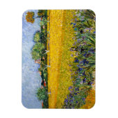 Magnet Flexible Vue d'Arles avec Irises Vincent van Gogh peinture (Vertical)