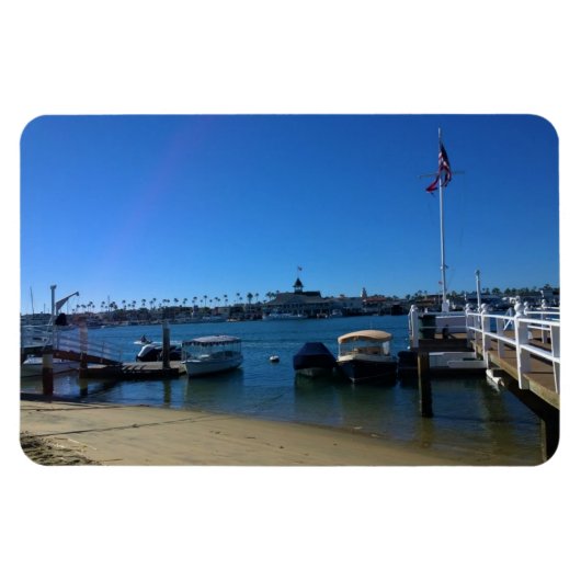 Magnet Flexible Vue de Balboa Island, Newport Beach, Californie (Horizontal)