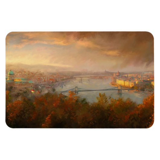 Magnet Flexible Vue de Budapest (Horizontal)