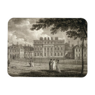 Magnet Flexible Vue de Chambre de Buckingham, gravée par W.