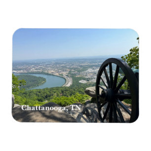 Magnet Flexible Vue de Chattanooga, TN depuis Overlook Mountain