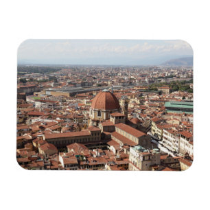 Magnet Flexible Vue de Florence, Italie à partir du dessus du