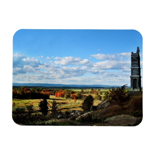 Magnet Flexible Vue de Gettysburg depuis Little Round Top (Horizontal)