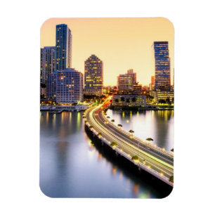 Magnet Flexible Vue de la mandarine Miami oriental avec la