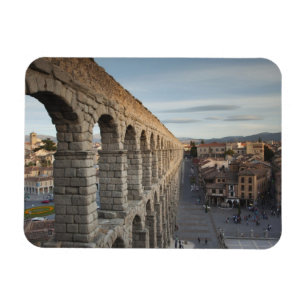 Magnet Flexible Vue de la ville sur la Plaza Azoguejo et El Acuedu