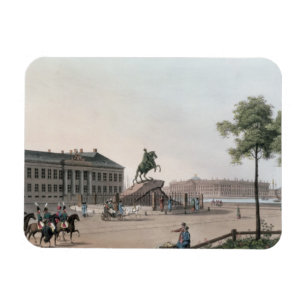 Magnet Flexible Vue de l'endroit de Peter le grand et le Senat