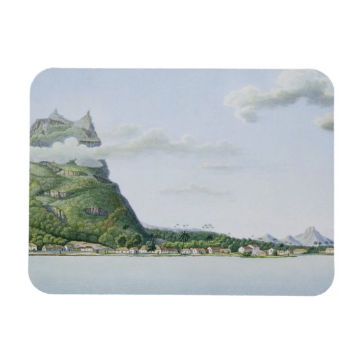 Magnet Flexible Vue de l'île de Bora Bora, de 'Voyage auto (Horizontal)