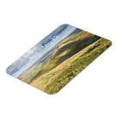 Magnet Flexible Vue de Mam Tor, Peak District photo souvenir (Côté Gauche)