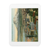 Magnet Flexible Vue de Tacoma, Washington 1911 Vintage (Vertical)