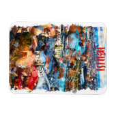 Magnet Flexible Vue de Tbilisi Georgia (Horizontal)