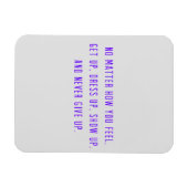 MAGNET FLEXIBLE VUE D'ENSEMBLE CHEERFUL CHEER UP ENCOURAGE QUOTE (Horizontal)