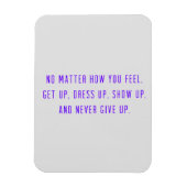 MAGNET FLEXIBLE VUE D'ENSEMBLE CHEERFUL CHEER UP ENCOURAGE QUOTE (Vertical)