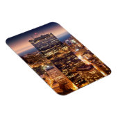 Magnet Flexible Vue d'ensemble de Boston la nuit (Côté Droit)