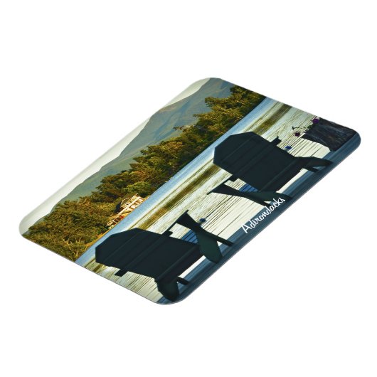 Magnet Flexible Vue des chaises Adirondack dans les Adirondacks, N (Côté Gauche)