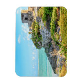 Magnet Flexible Vue Des Ruines De Tulum, Temple Dieu Des Vents, Me (Vertical)