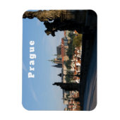 Magnet Flexible Vue du Château depuis le pont Charles à Prague (Vertical)